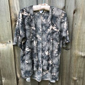 LulaRoe Palm Print Kimono Size 3